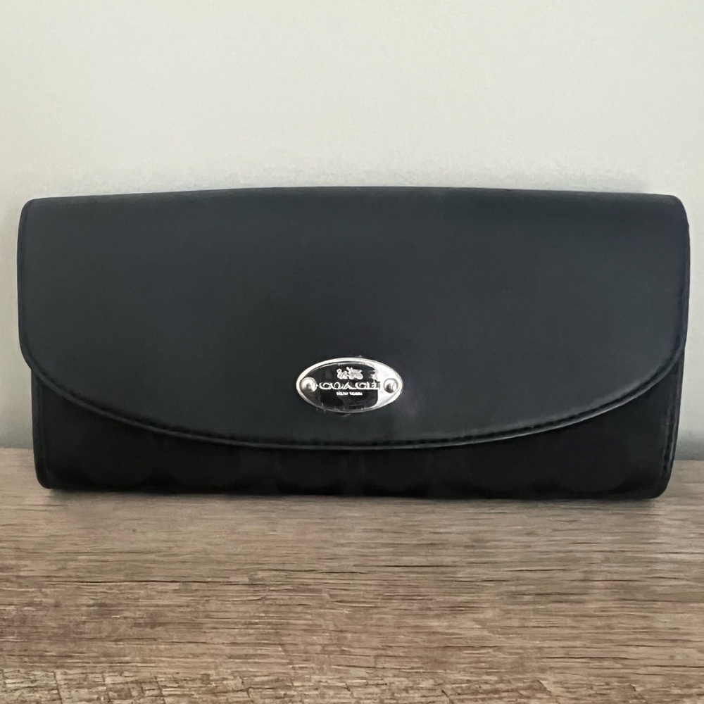 Coach Signature Slim Envelope Wallet